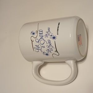 Let It Sew 15oz Coffee Mug Fanatical Fusions FF1116 White & Blue 78776145546